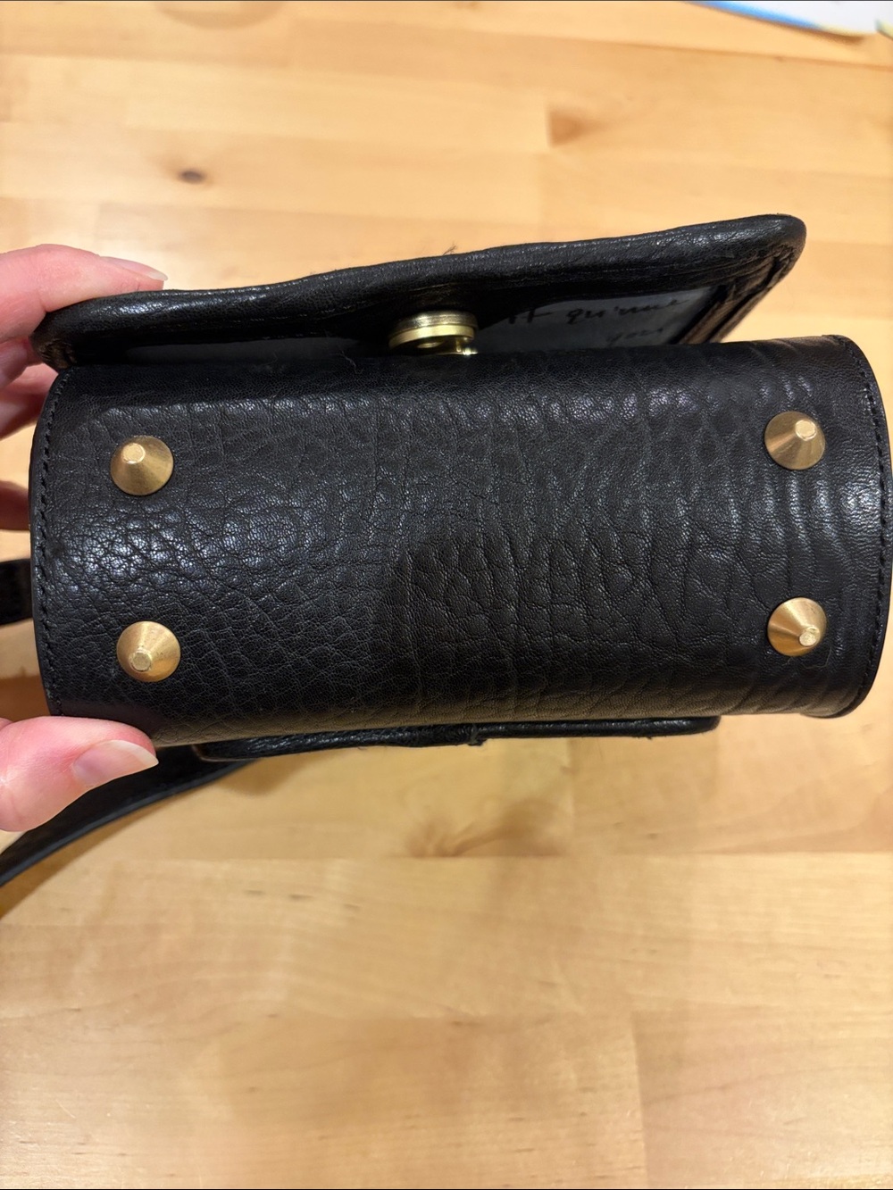 Ash small Black Lulu Crossbody Bag - Womens Shoulder Purse NWOT 100% leather - Picture 3 of 8